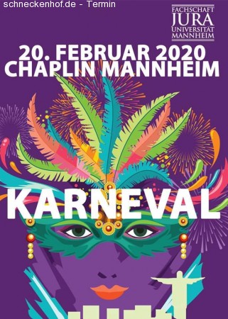 Karneval - Fachschaft Jura Werbeplakat